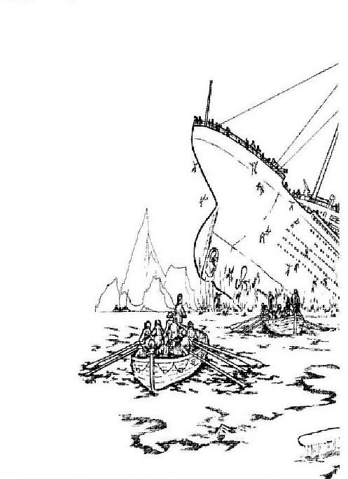 102 Free Printable Titanic Coloring Pages for Kids 85