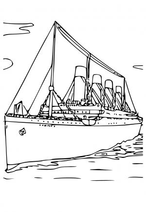 102 Free Printable Titanic Coloring Pages for Kids 93