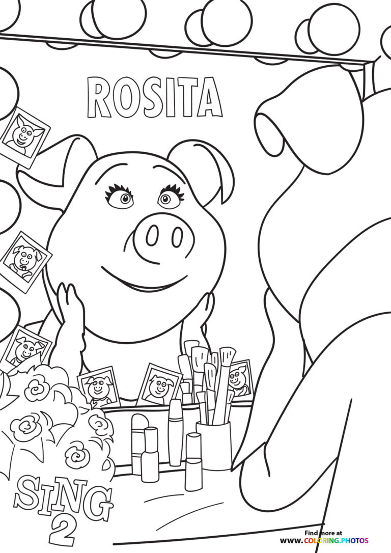 102 Sing Coloring Pages Printable 100