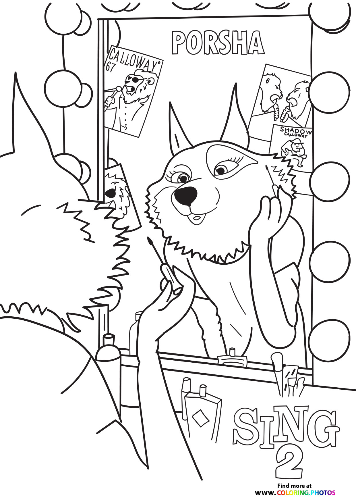 102 Sing Coloring Pages Printable 16