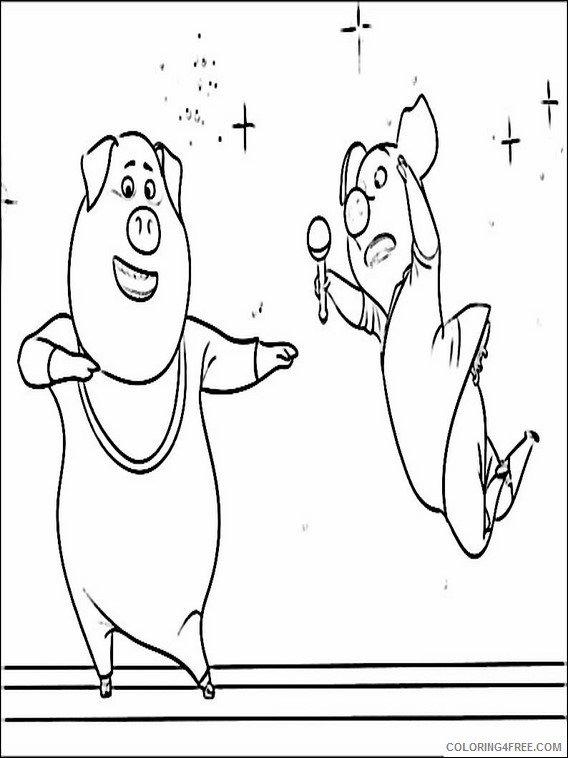 102 Sing Coloring Pages Printable 22