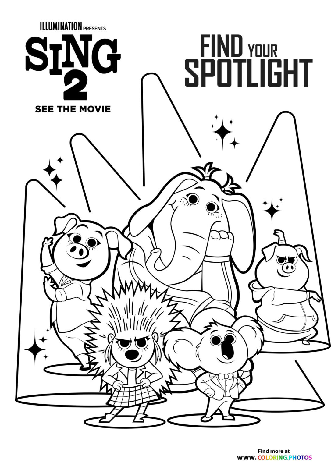 102 Sing Coloring Pages Printable 24