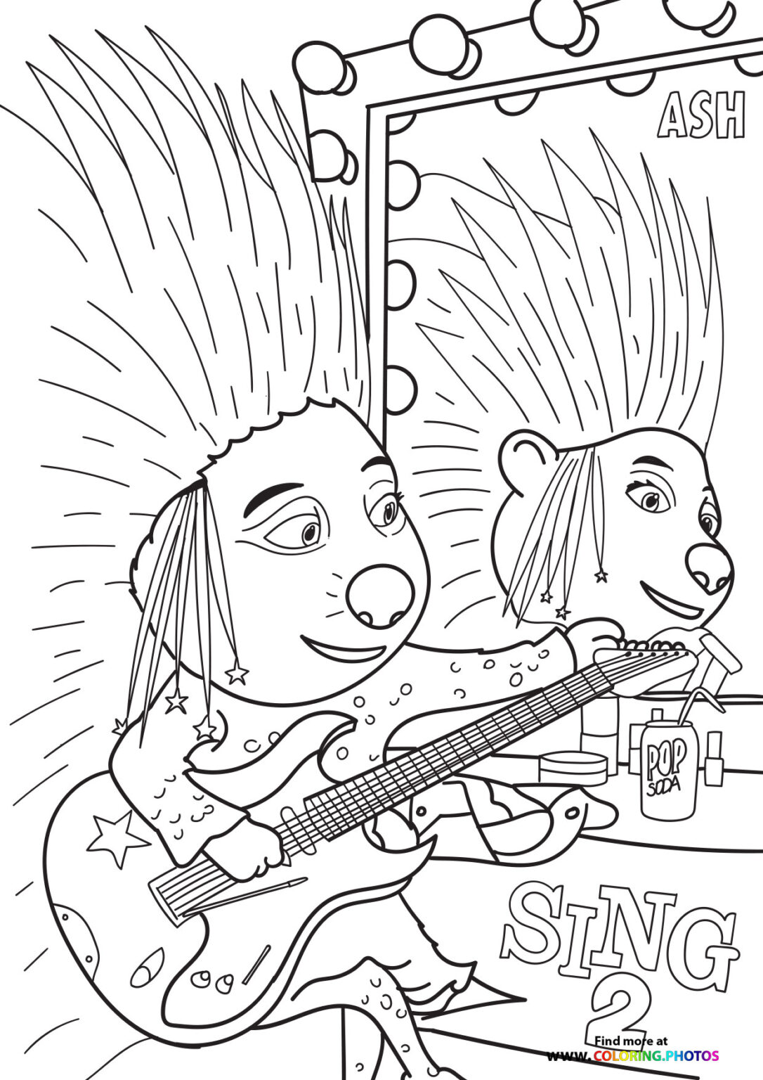 102 Sing Coloring Pages Printable 26