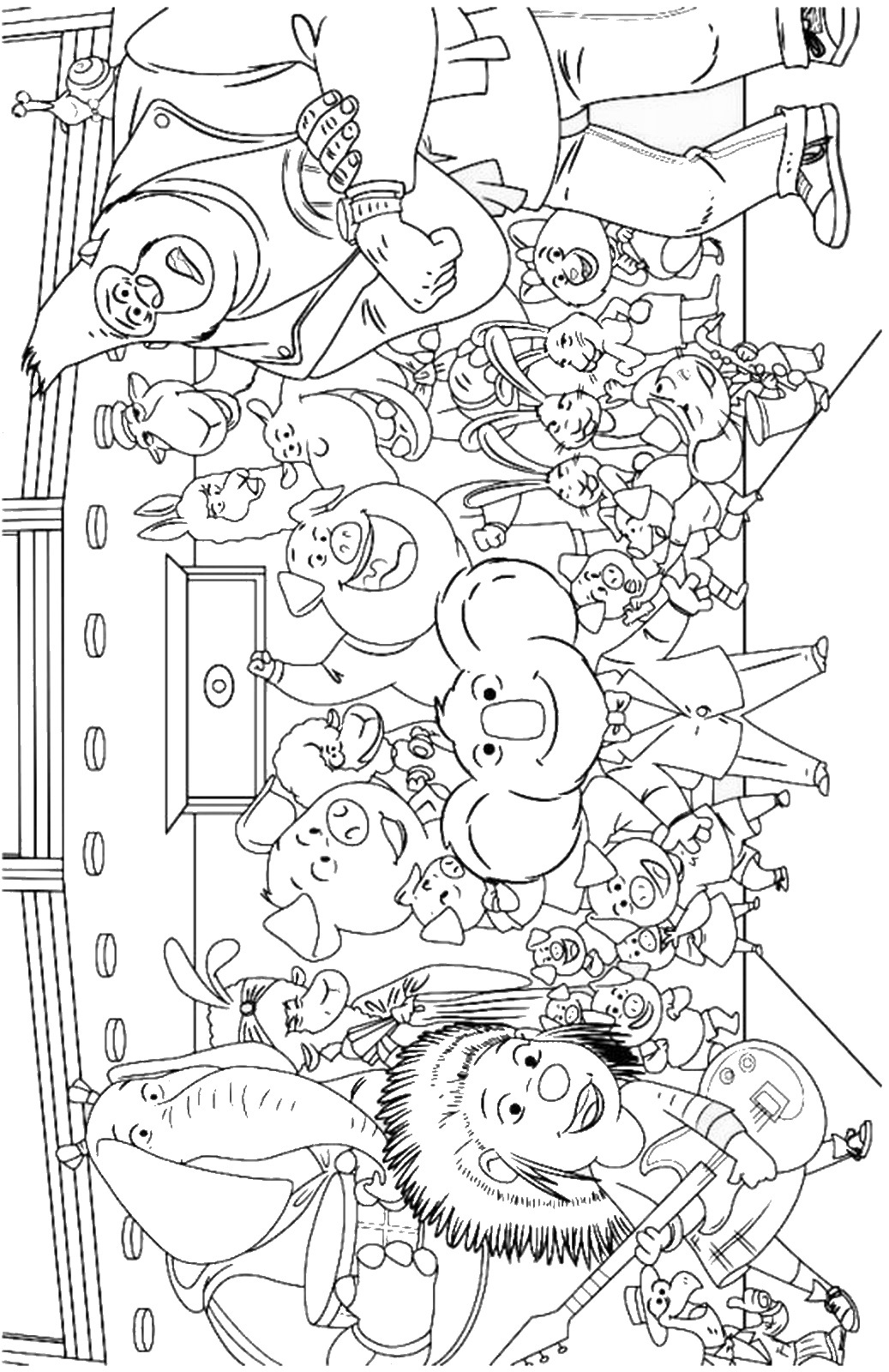 102 Sing Coloring Pages Printable 35