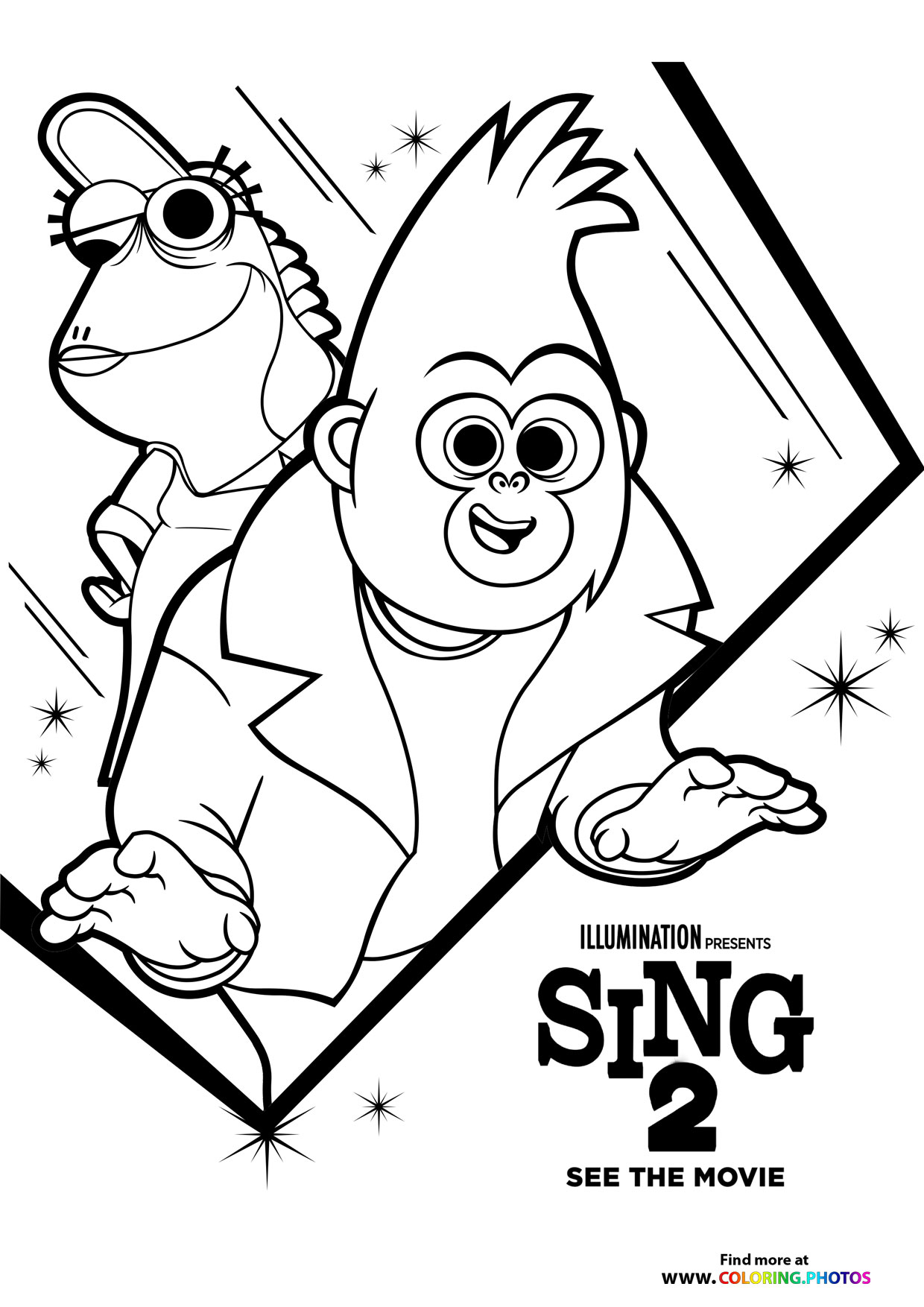 102 Sing Coloring Pages Printable 4