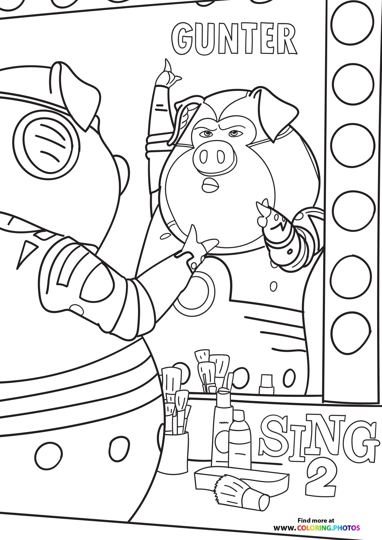 102 Sing Coloring Pages Printable 62