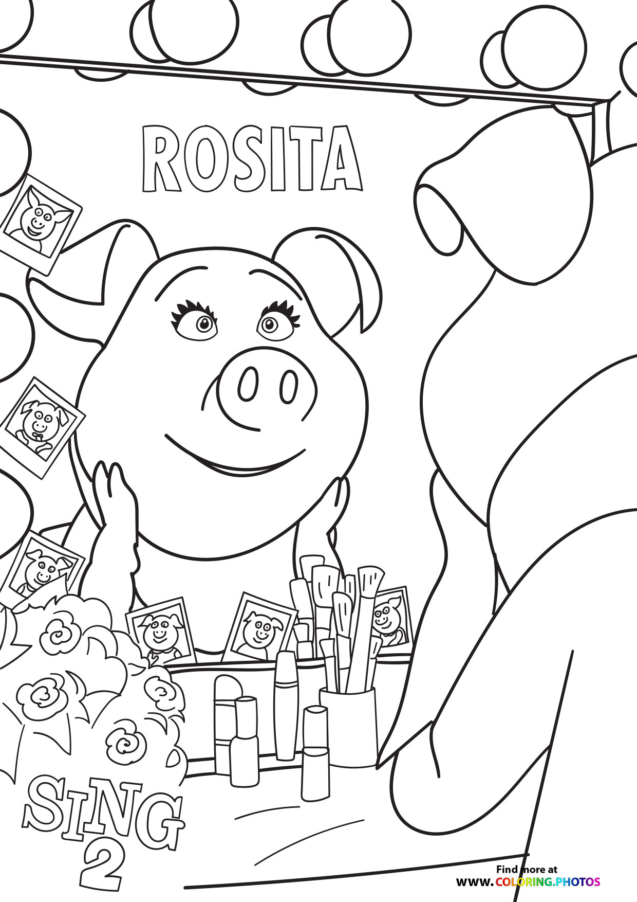 102 Sing Coloring Pages Printable 73