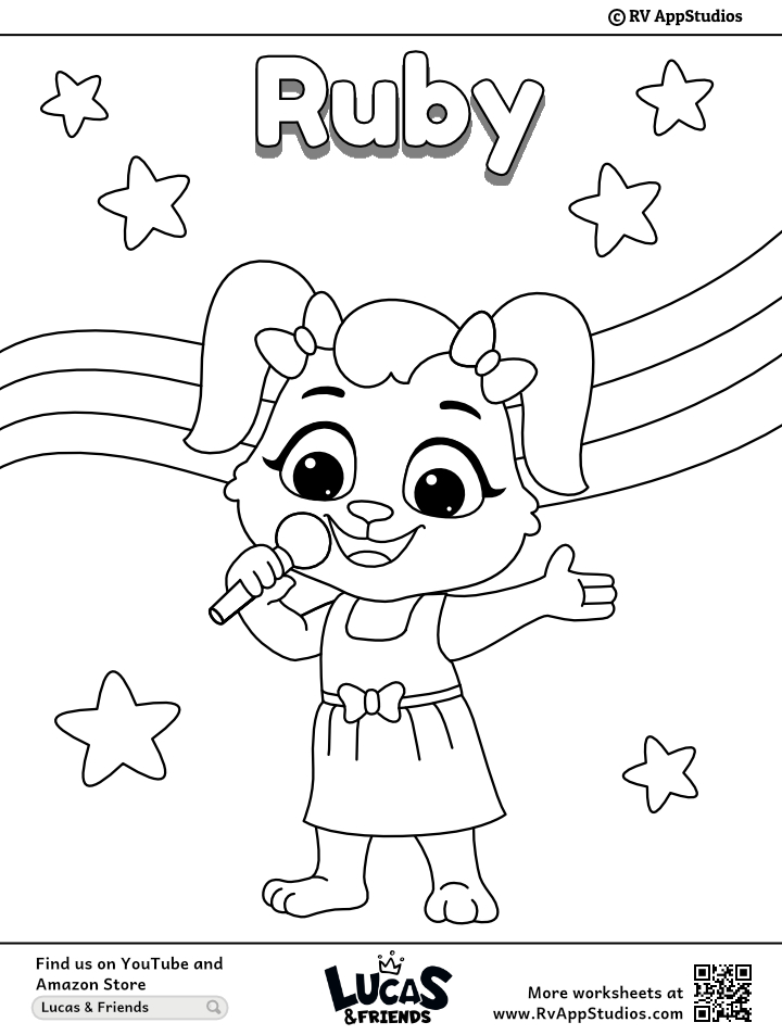 102 Sing Coloring Pages Printable 89