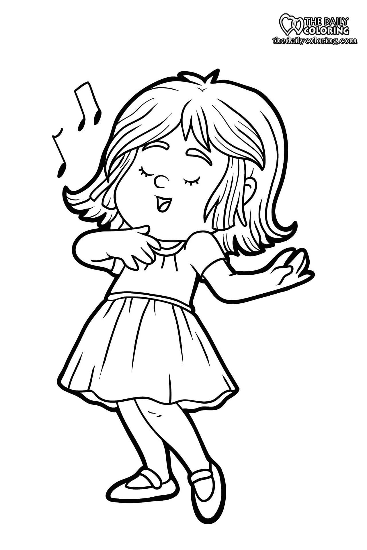 102 Sing Coloring Pages Printable 9