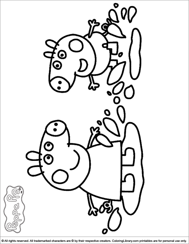 109 Peppa Pig Coloring Pages Printable 24