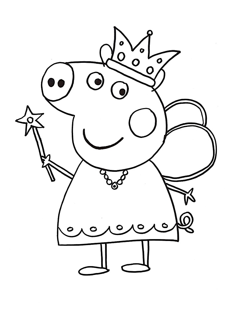 109 Peppa Pig Coloring Pages Printable 30