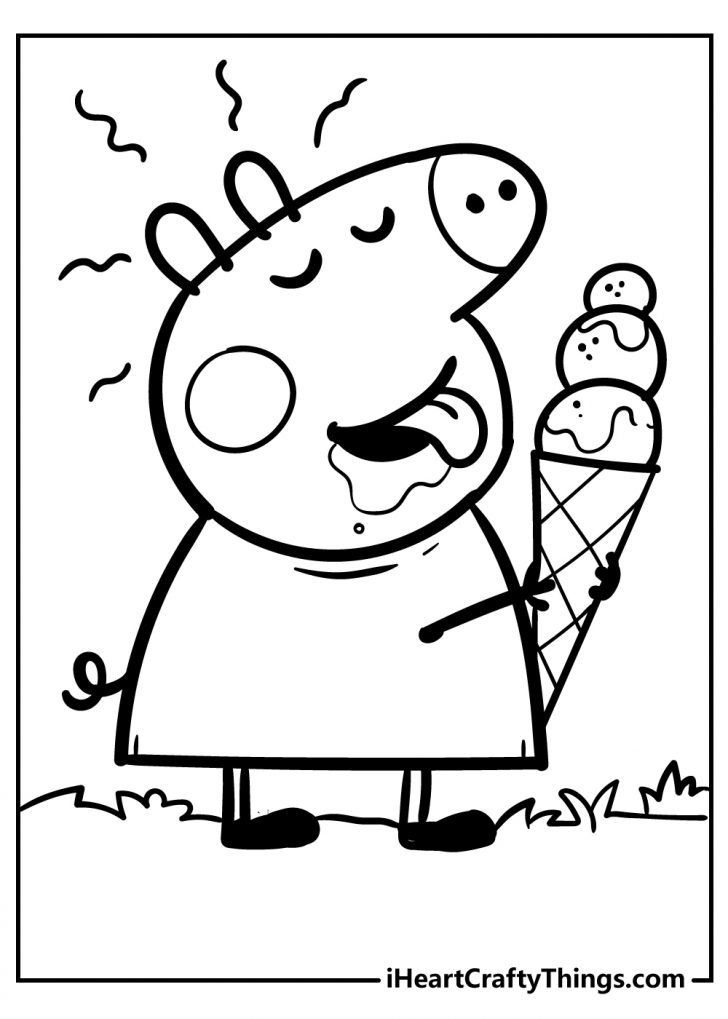 109 Peppa Pig Coloring Pages Printable 31