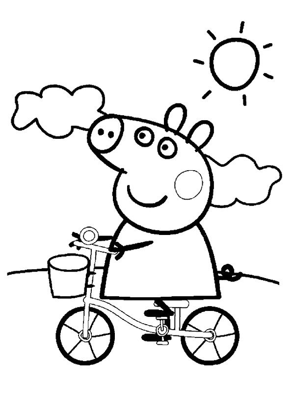 109 Peppa Pig Coloring Pages Printable 32