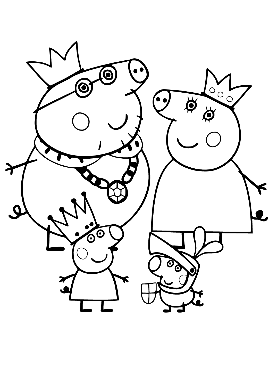 109 Peppa Pig Coloring Pages Printable 37