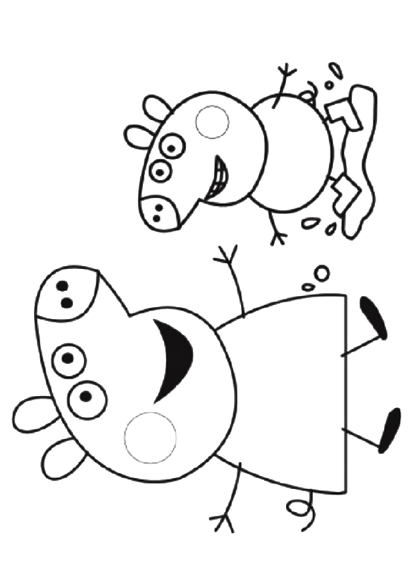 109 Peppa Pig Coloring Pages Printable 39