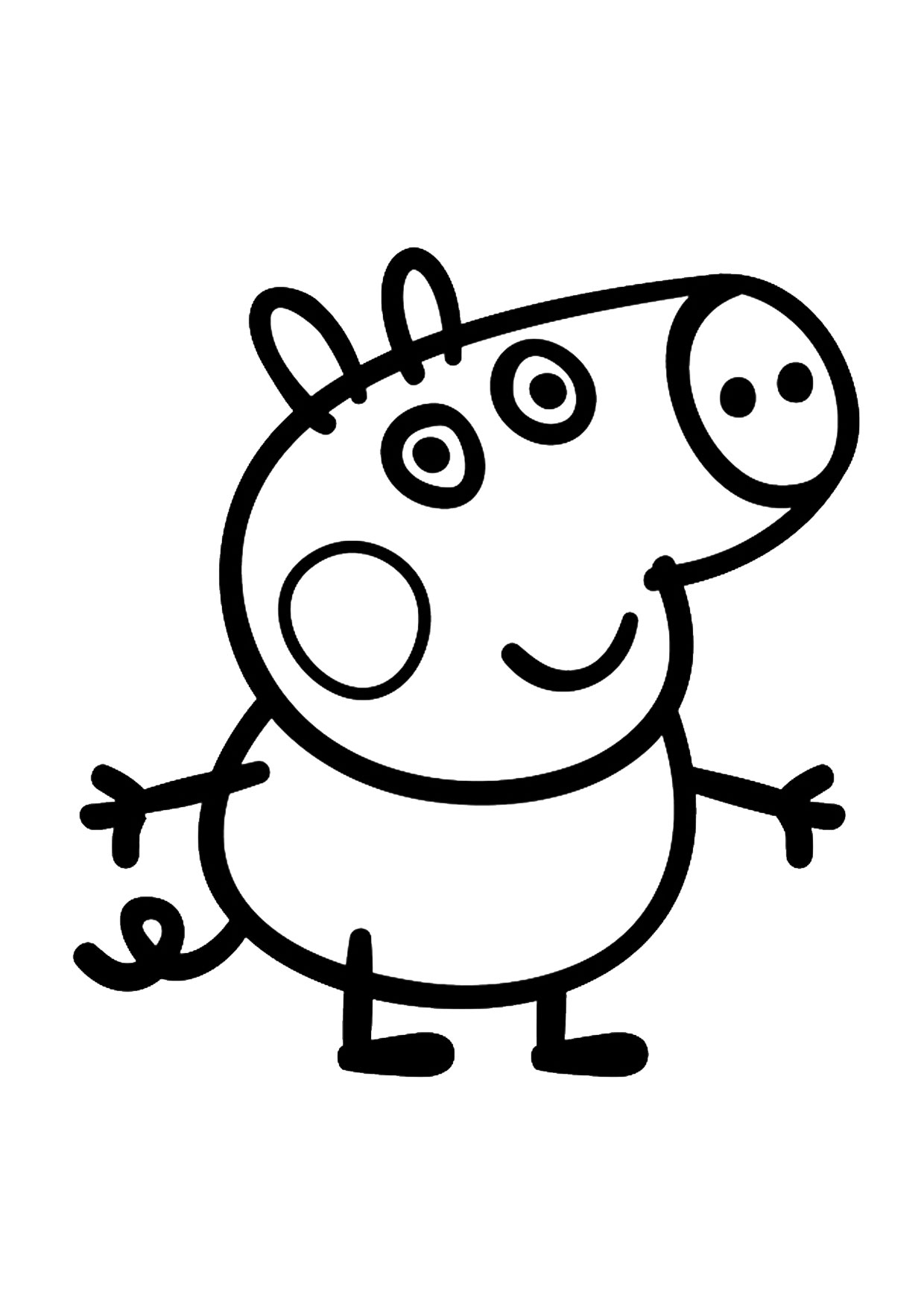 109 Peppa Pig Coloring Pages Printable 41