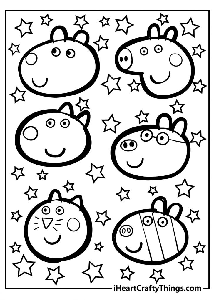 109 Peppa Pig Coloring Pages Printable 43