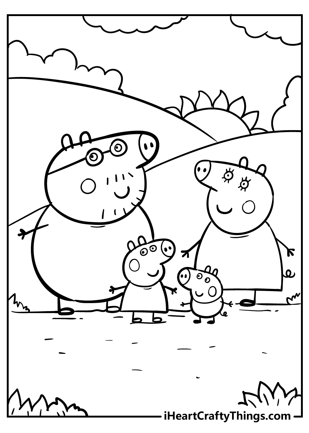 109 Peppa Pig Coloring Pages Printable 46