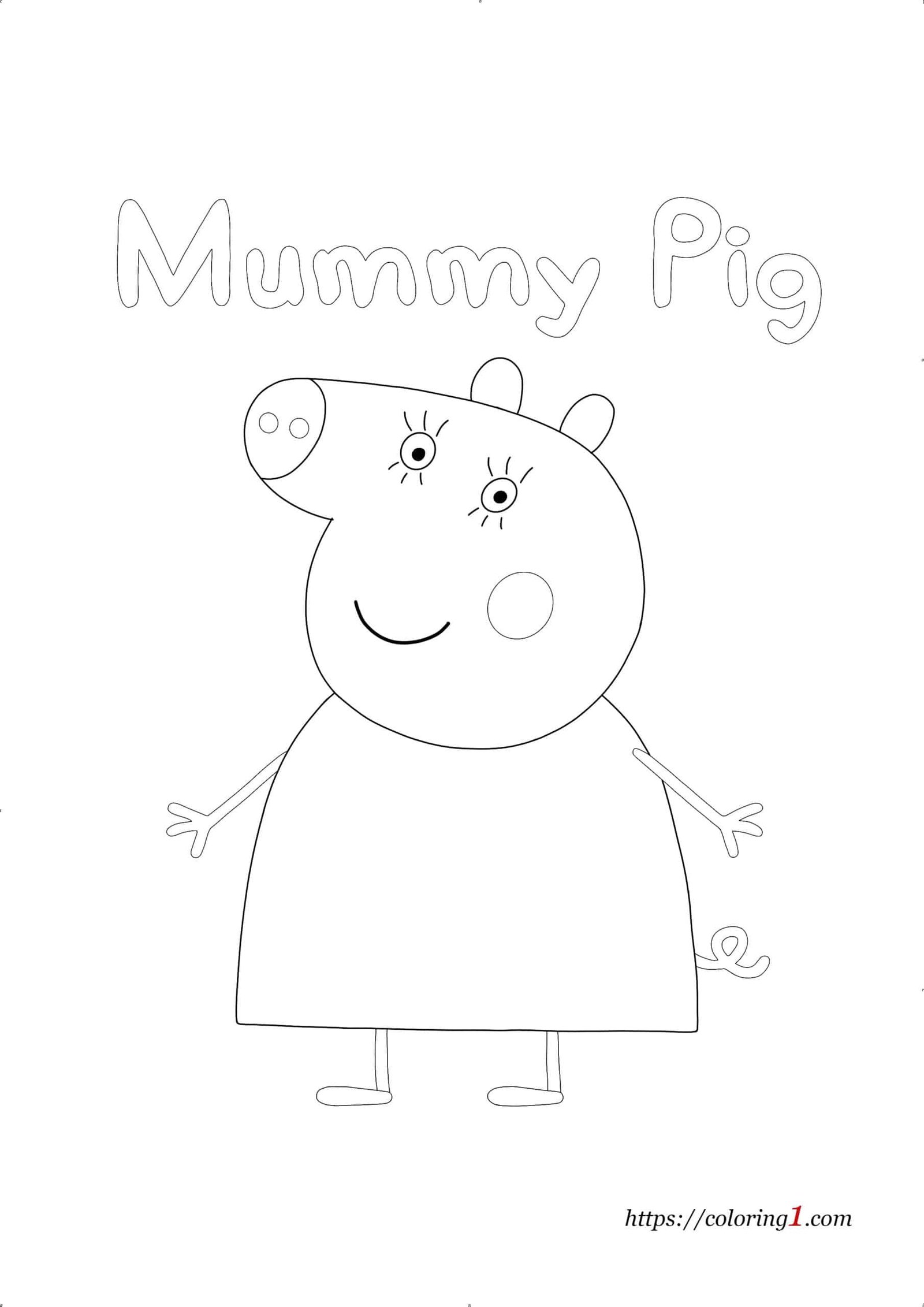 109 Peppa Pig Coloring Pages Printable 47