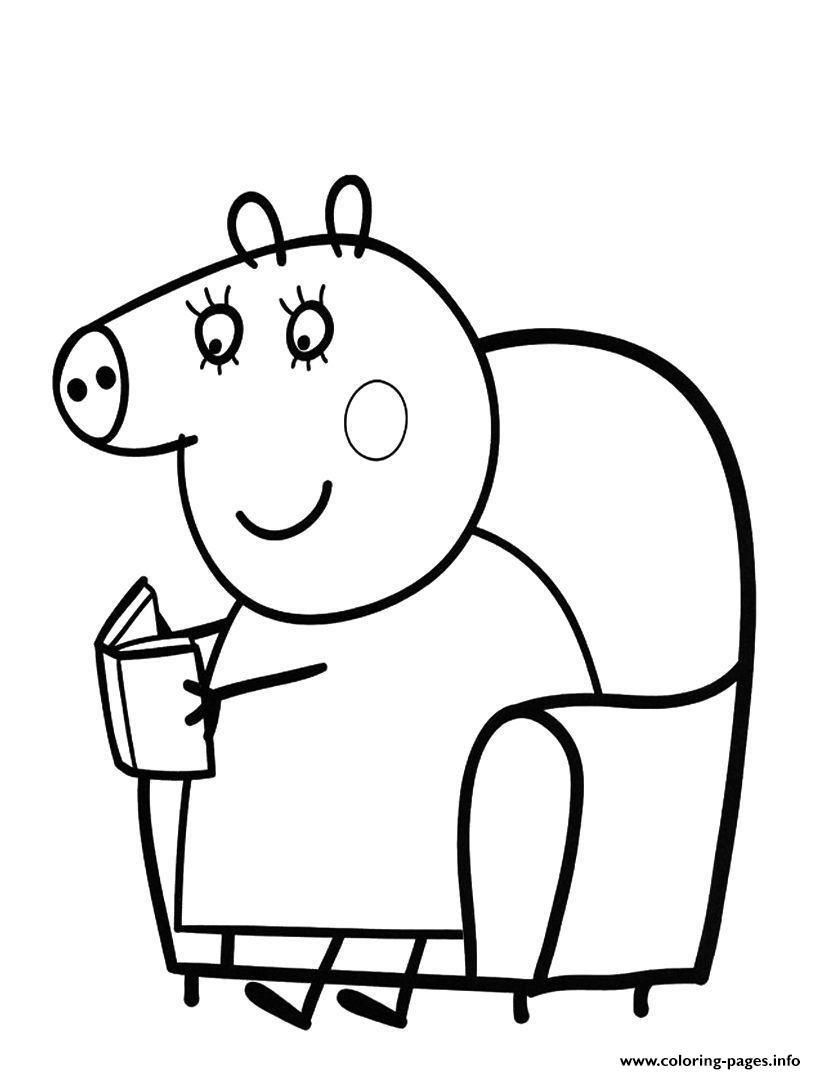 109 Peppa Pig Coloring Pages Printable 49