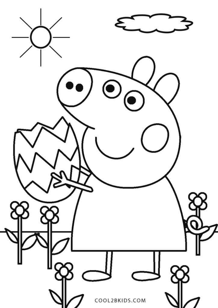 109 Peppa Pig Coloring Pages Printable 56