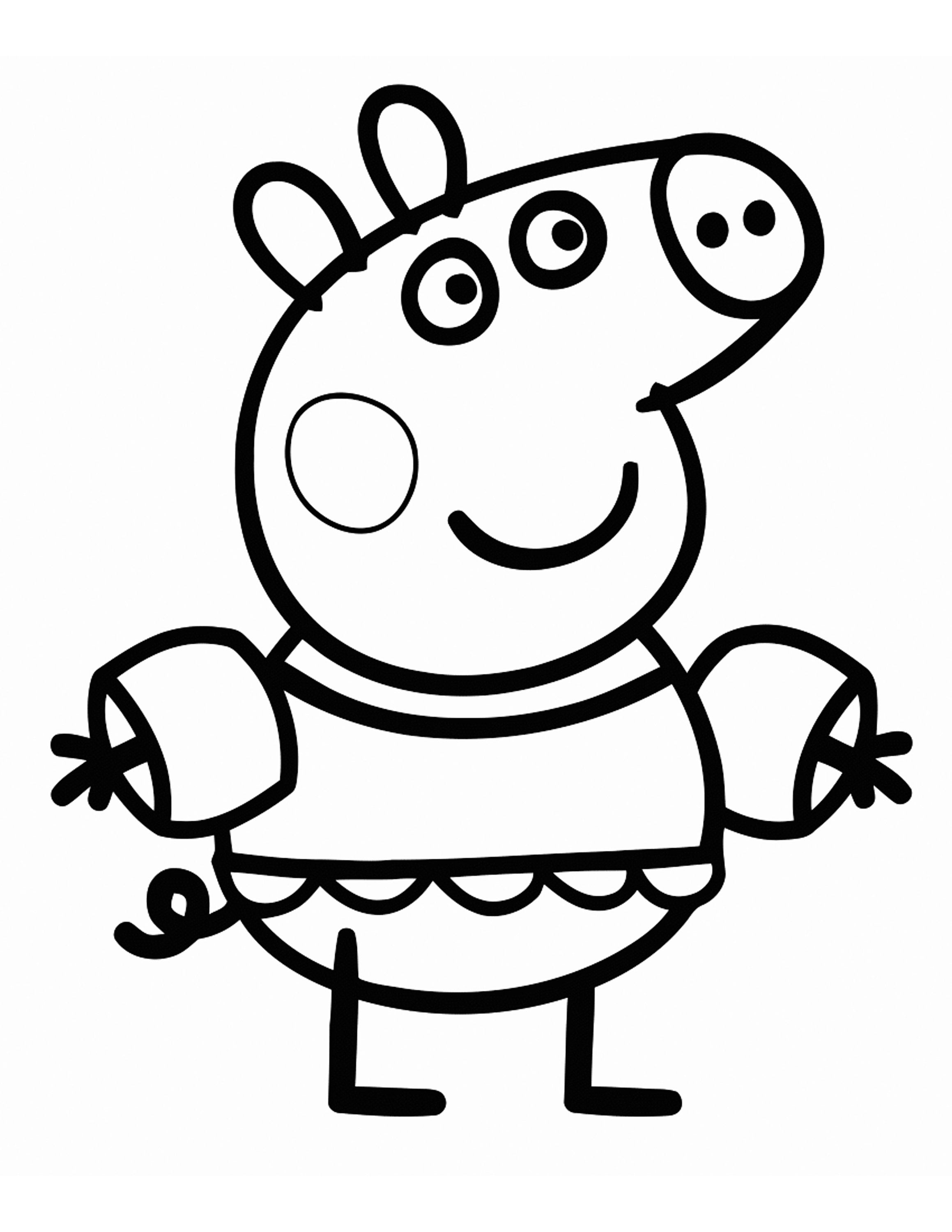 109 Peppa Pig Coloring Pages Printable 63