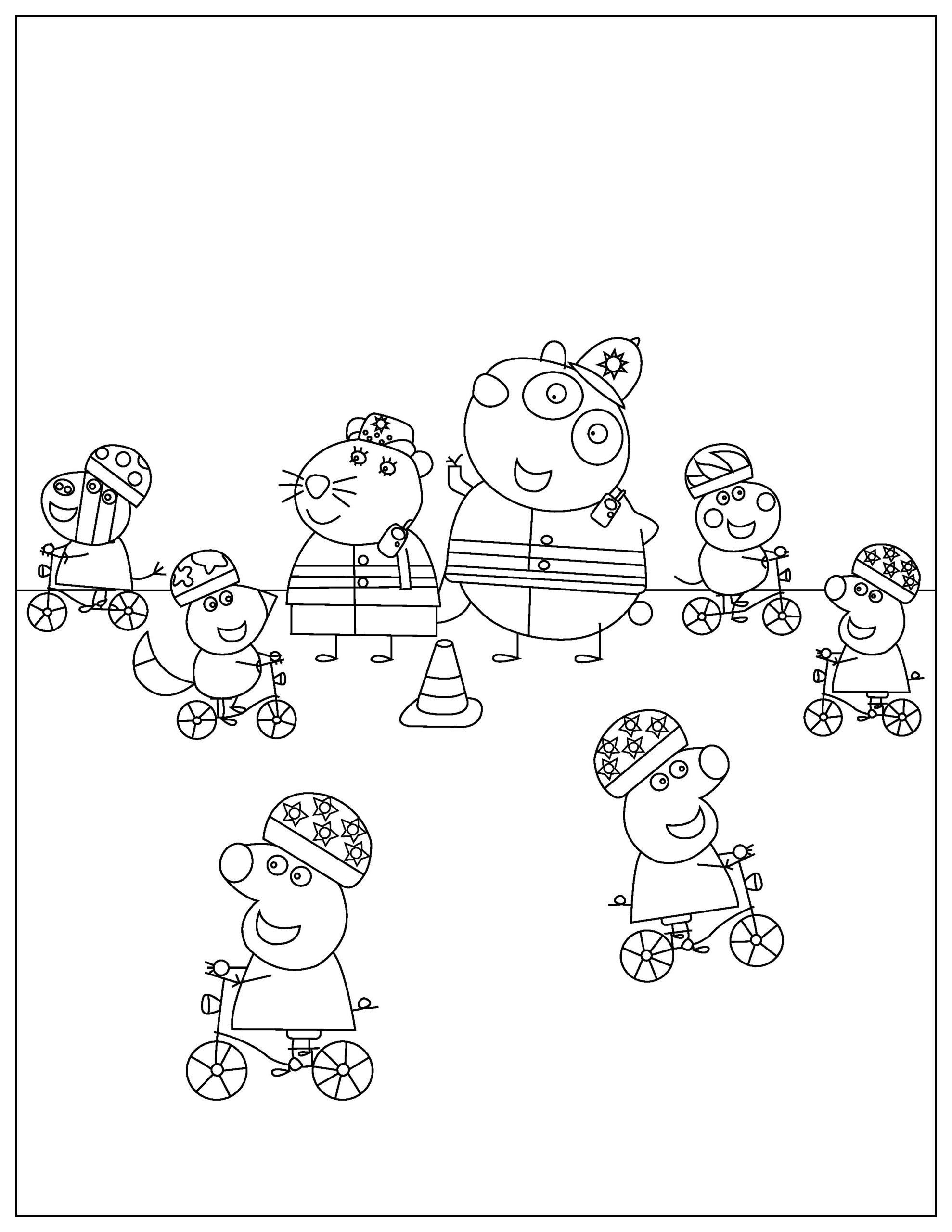 109 Peppa Pig Coloring Pages Printable 64