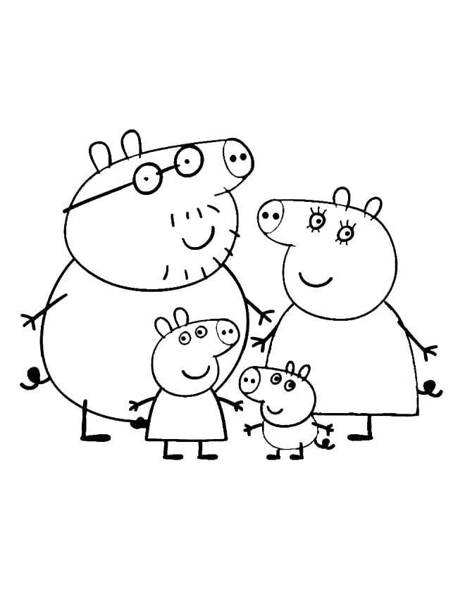 109 Peppa Pig Coloring Pages Printable 72