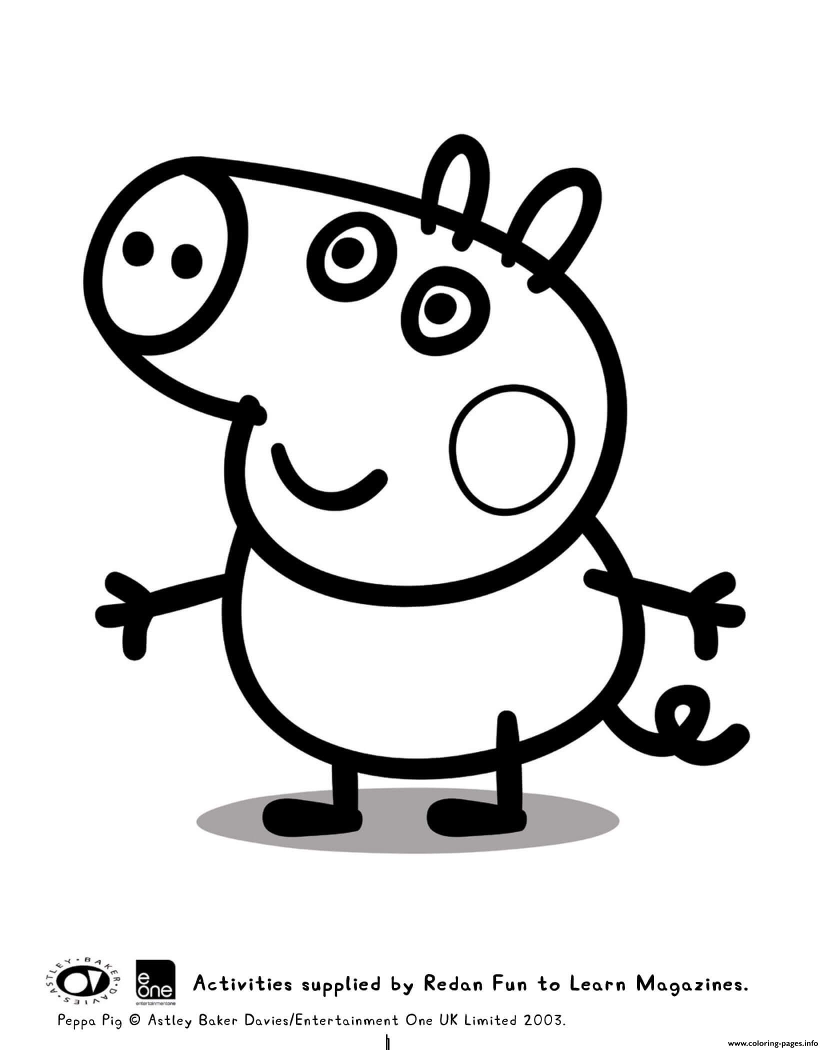 109 Peppa Pig Coloring Pages Printable 76