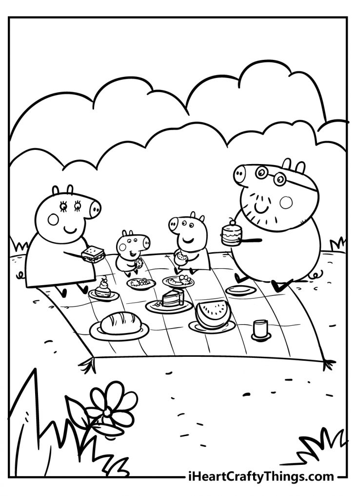 109 Peppa Pig Coloring Pages Printable 78