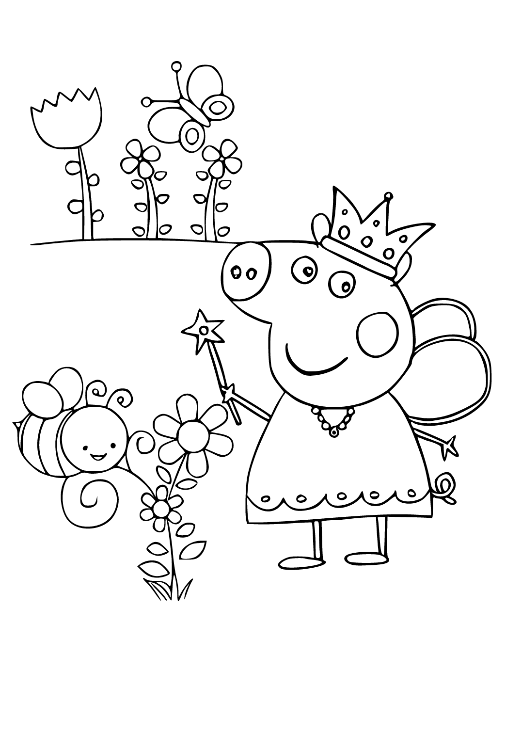 109 Peppa Pig Coloring Pages Printable 85