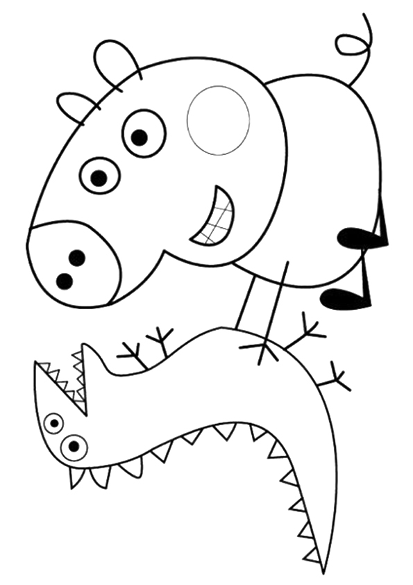 109 Peppa Pig Coloring Pages Printable 87