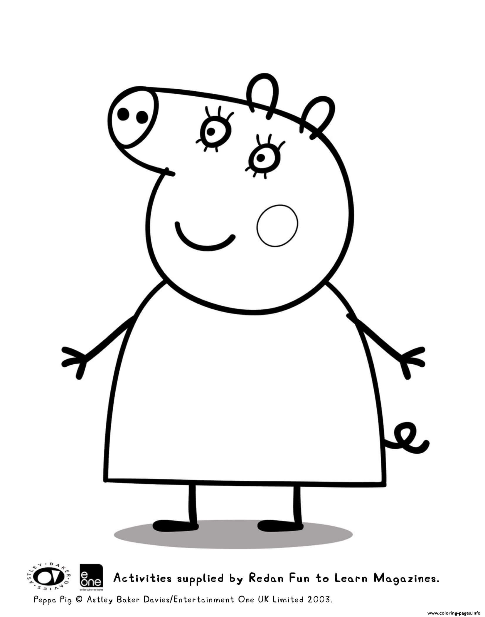 109 Peppa Pig Coloring Pages Printable 90