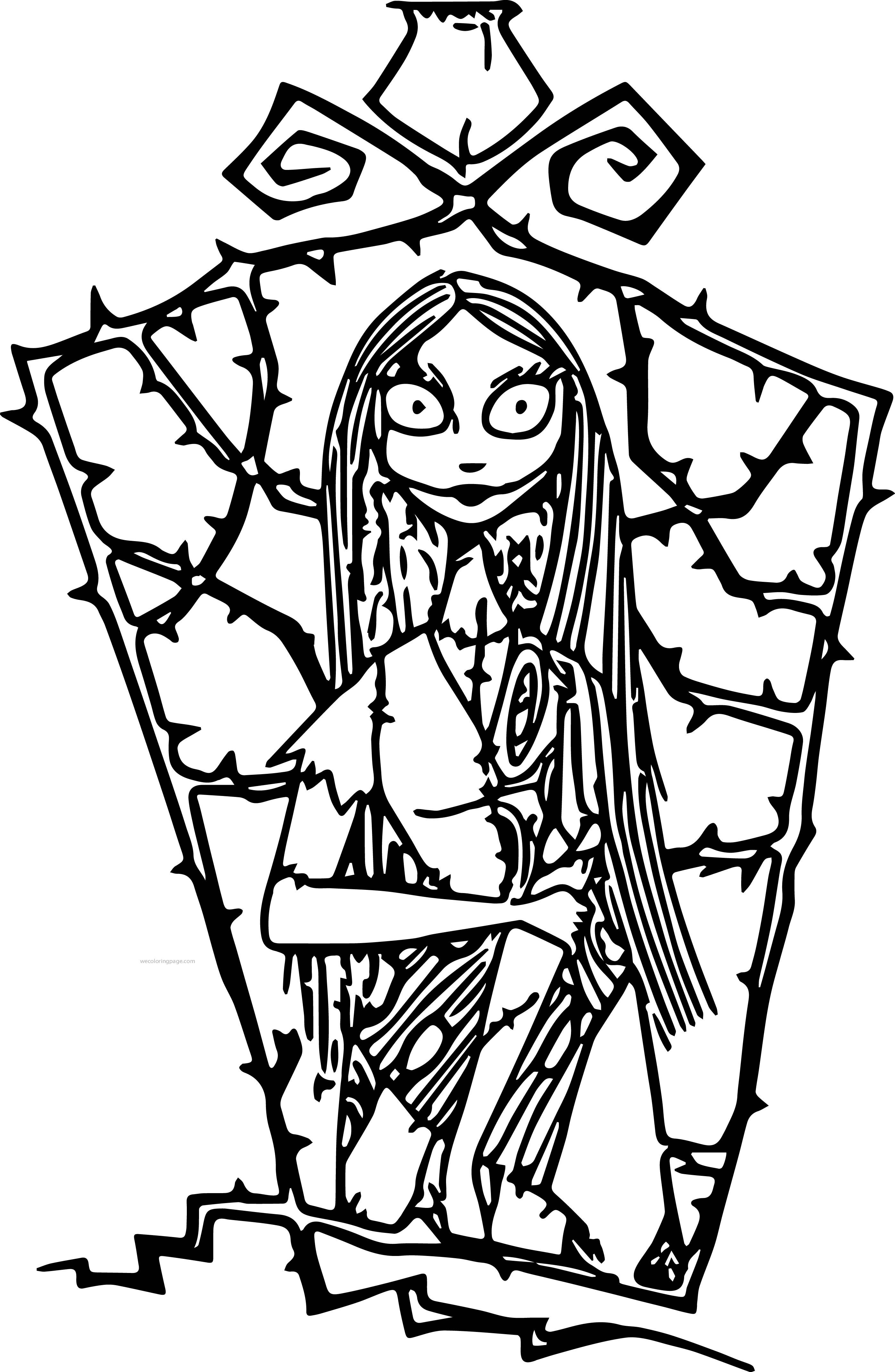 114 Nightmare Before Coloring Pages Printable 100