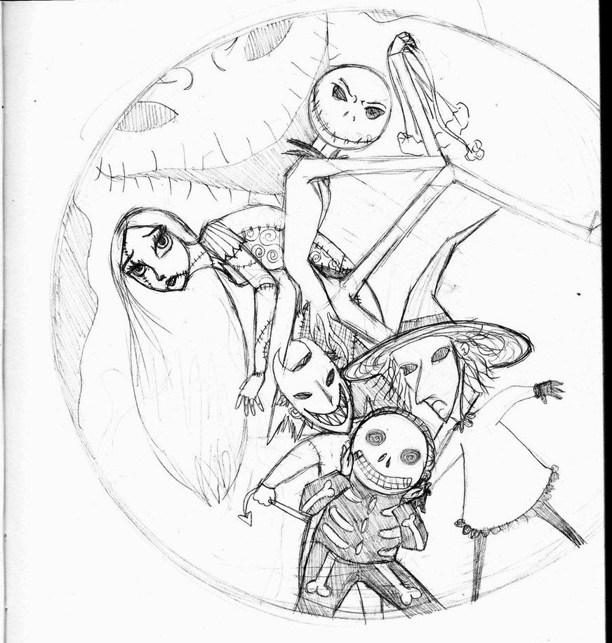 114 Nightmare Before Coloring Pages Printable 101