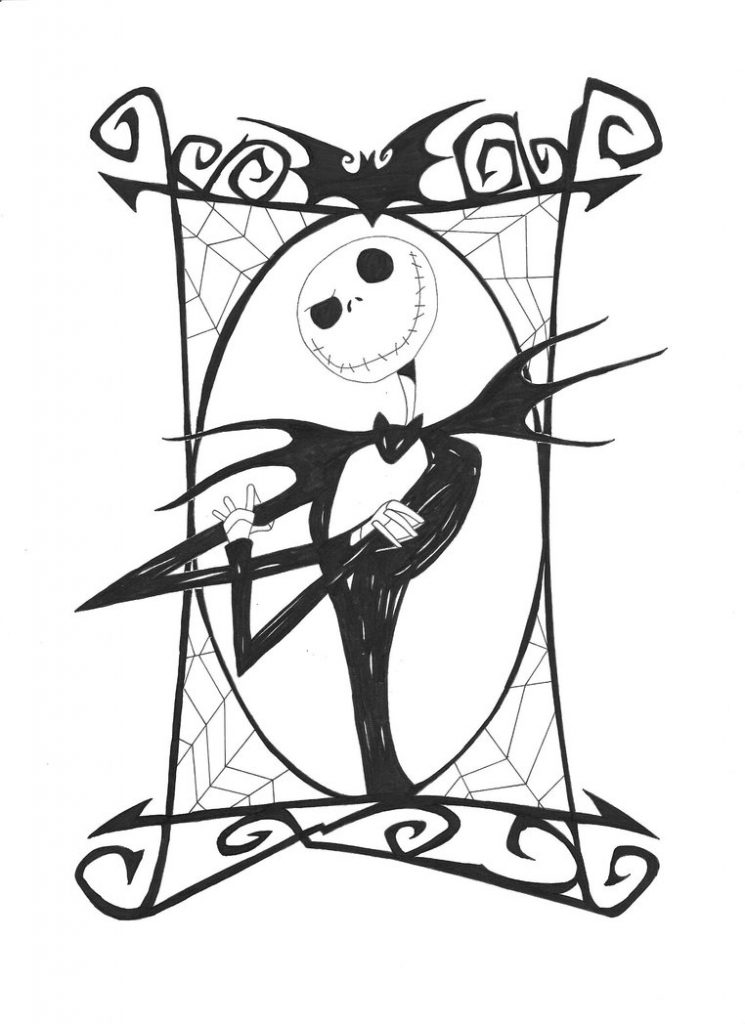 114 Nightmare Before Coloring Pages Printable 11