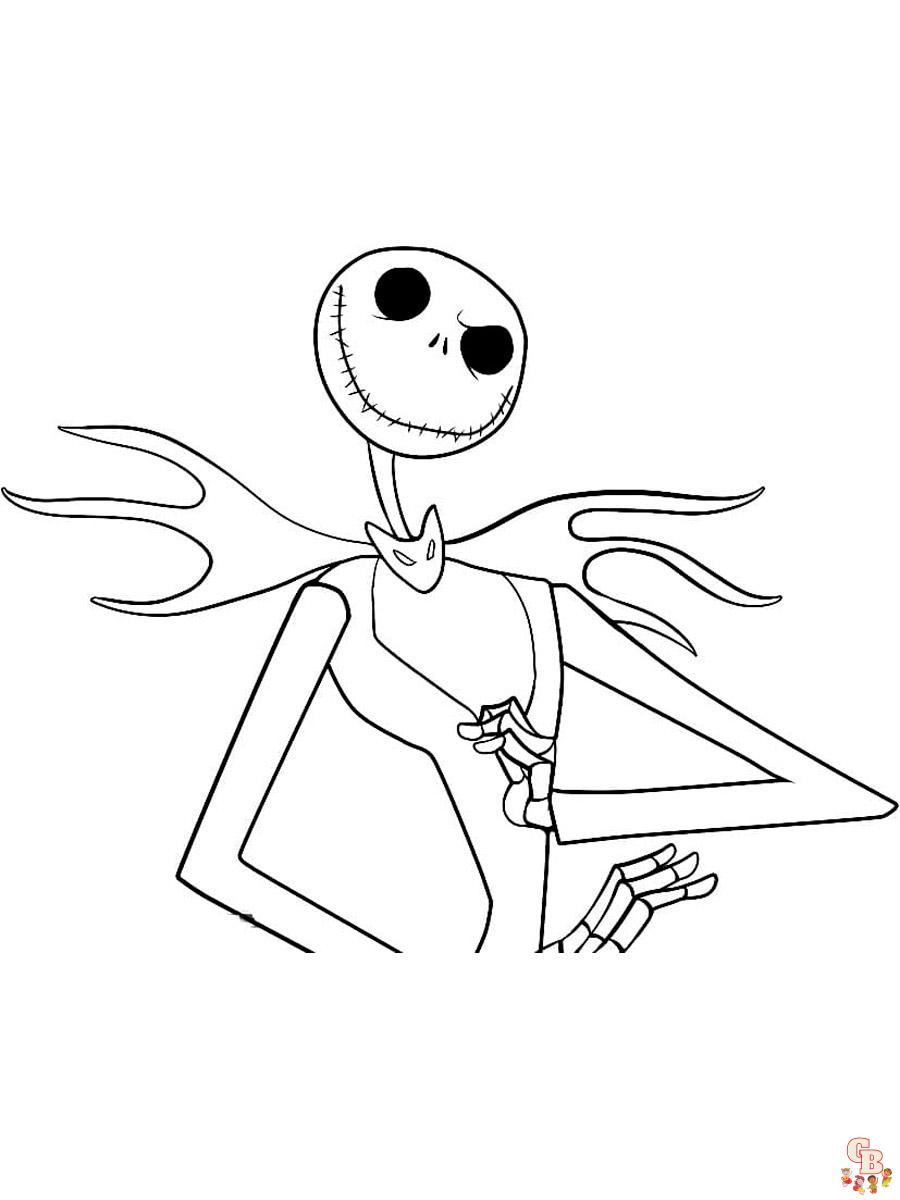 114 Nightmare Before Coloring Pages Printable 17