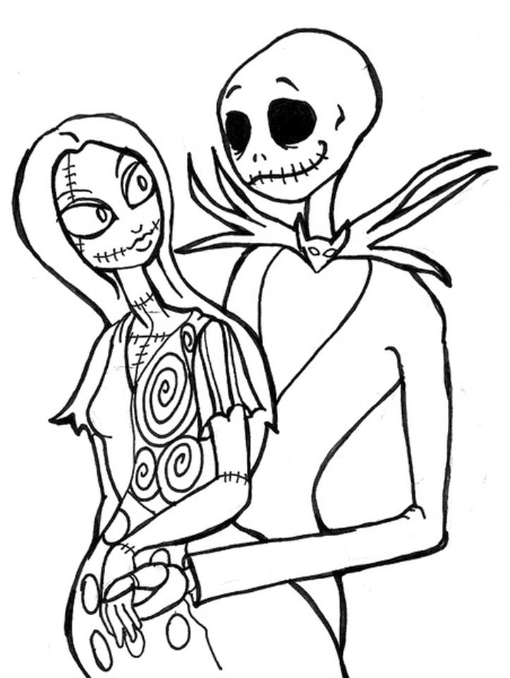 114 Nightmare Before Coloring Pages Printable 2