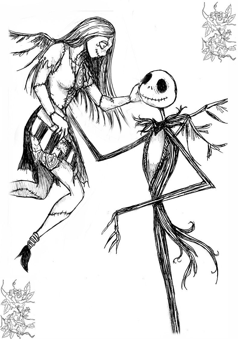 114 Nightmare Before Coloring Pages Printable 21