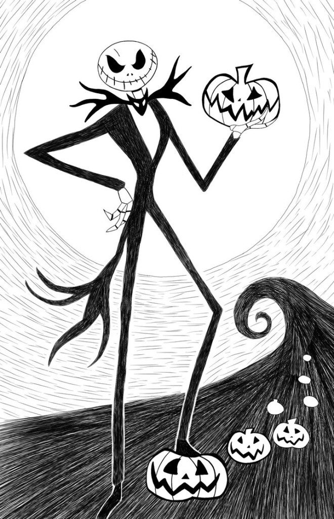 114 Nightmare Before Coloring Pages Printable 33