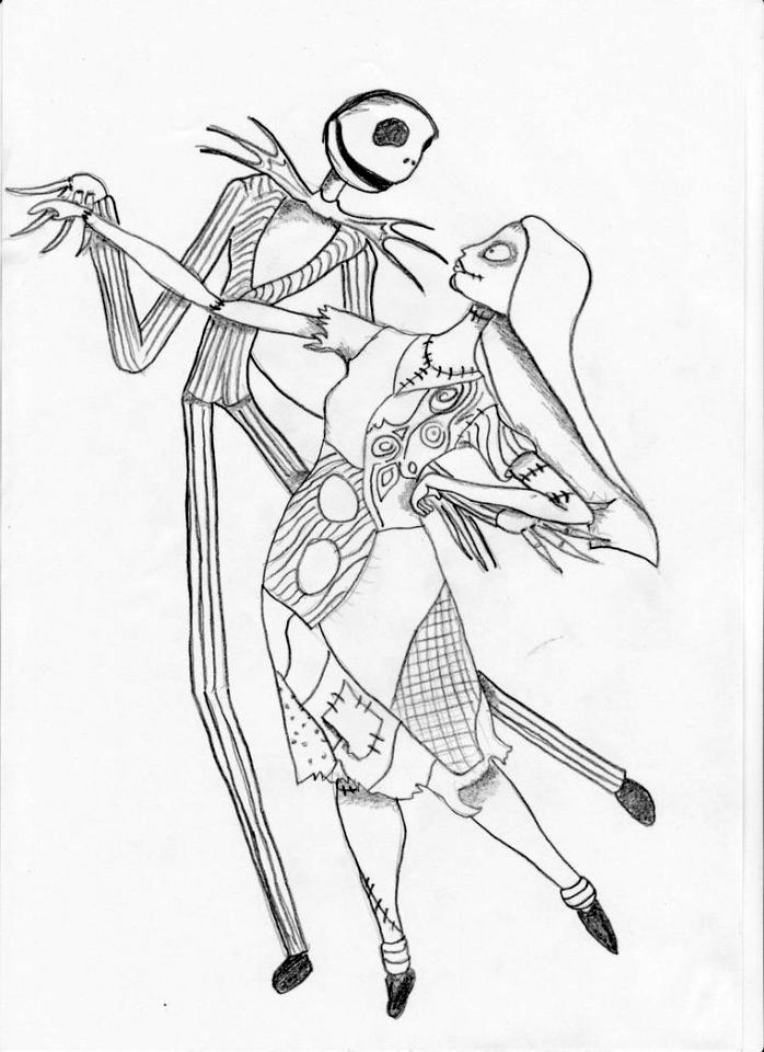 114 Nightmare Before Coloring Pages Printable 36