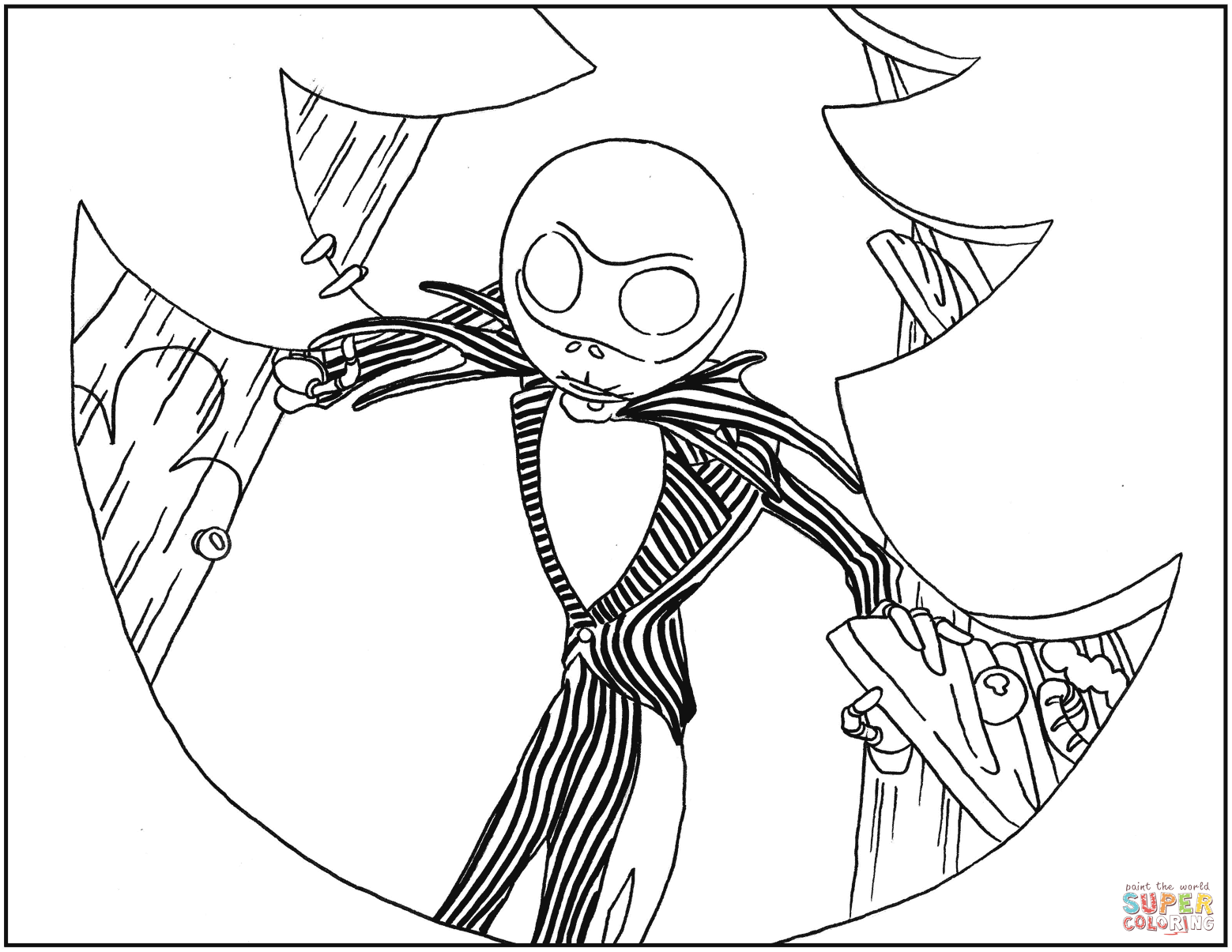 114 Nightmare Before Coloring Pages Printable 46