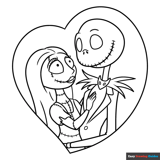 114 Nightmare Before Coloring Pages Printable 47