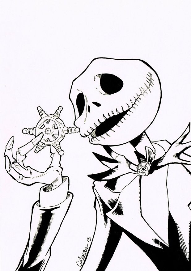 114 Nightmare Before Coloring Pages Printable 58