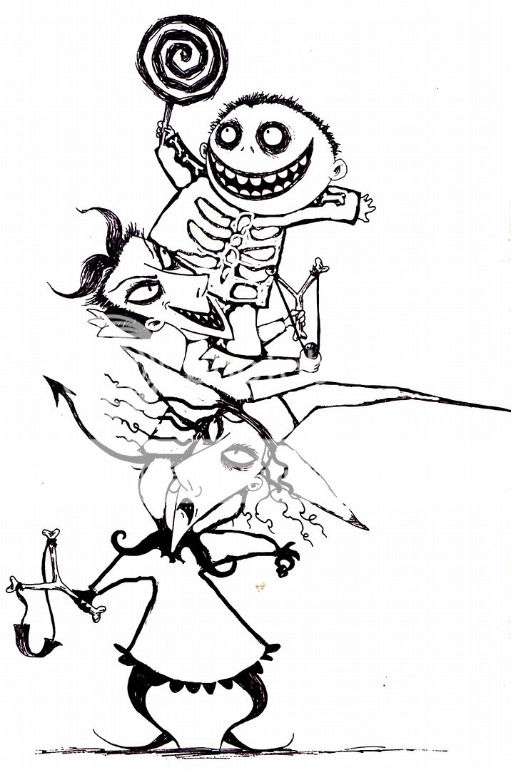 114 Nightmare Before Coloring Pages Printable 65