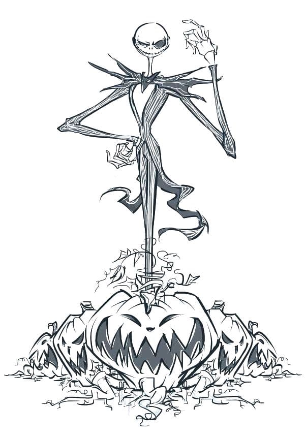 114 Nightmare Before Coloring Pages Printable 68