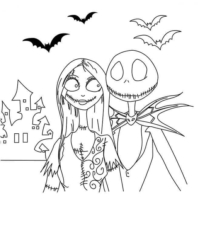 114 Nightmare Before Coloring Pages Printable 70