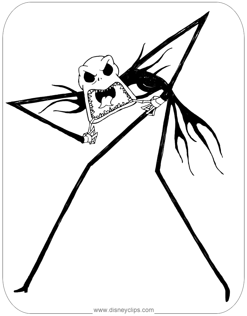 114 Nightmare Before Coloring Pages Printable 71