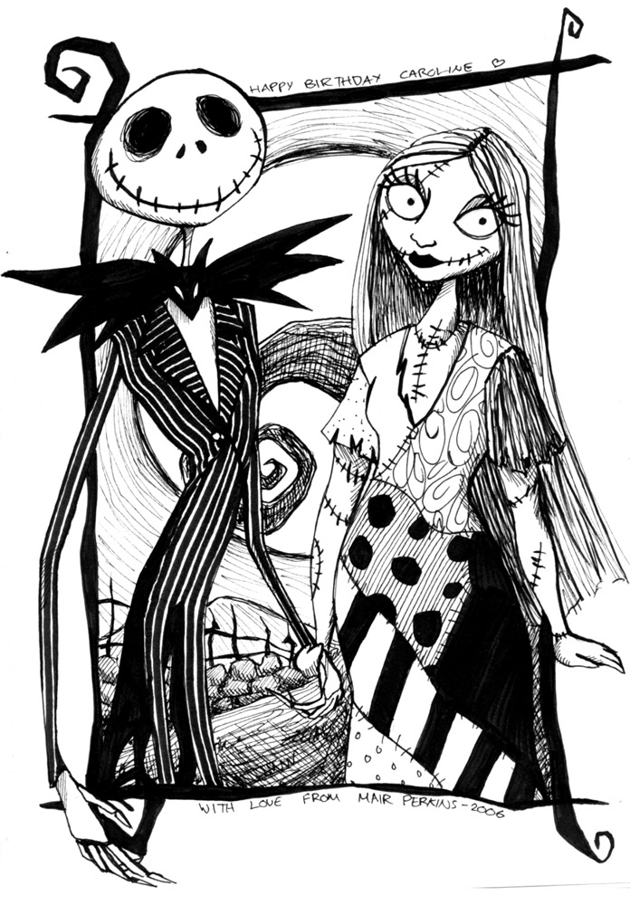 114 Nightmare Before Coloring Pages Printable 75