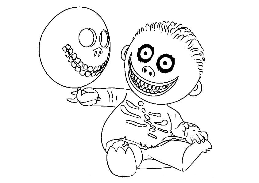 114 Nightmare Before Coloring Pages Printable 77